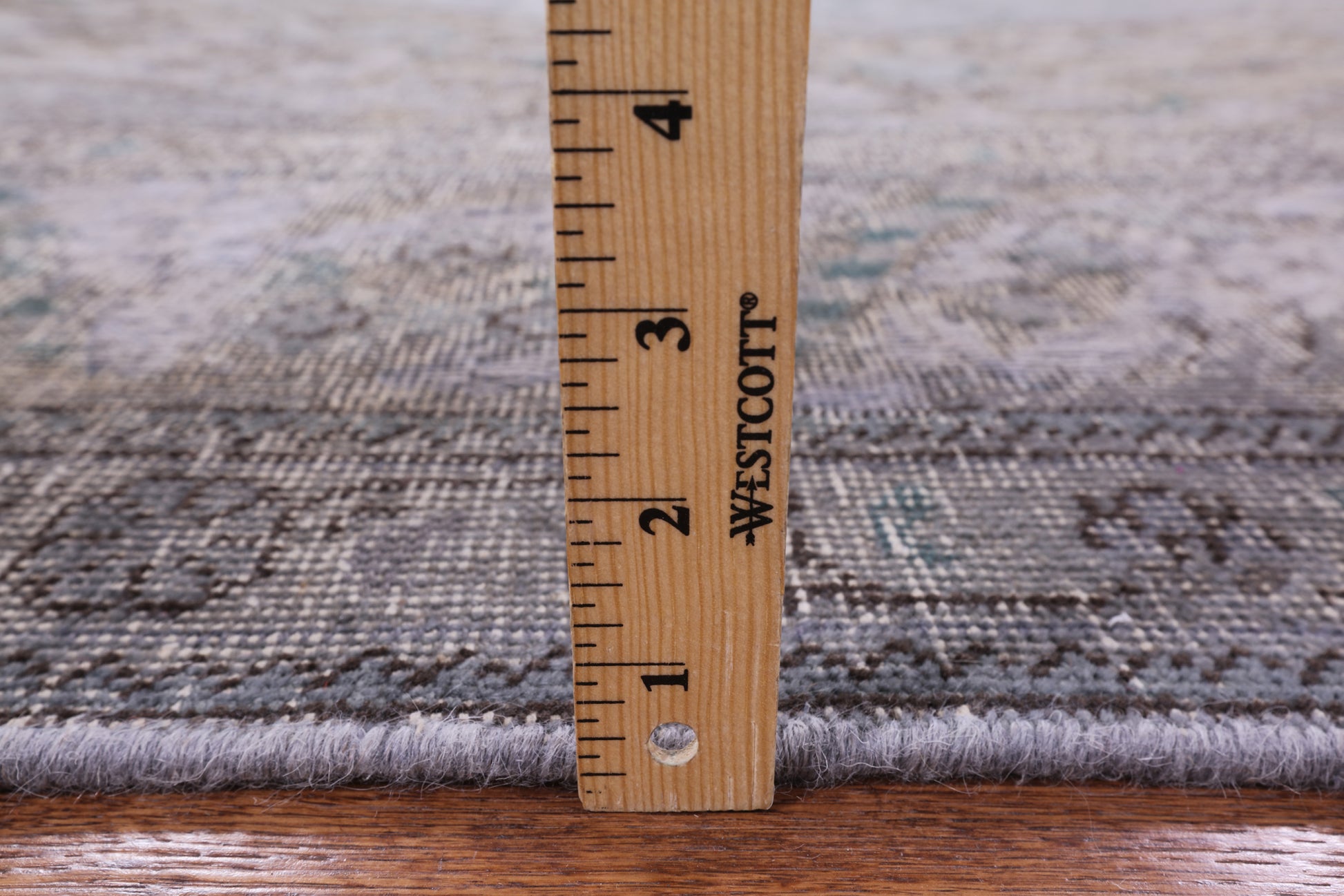 Grey Persian Overdyed Handmade Wool Rug - 9' 8" X 12' 5" - Golden Nile