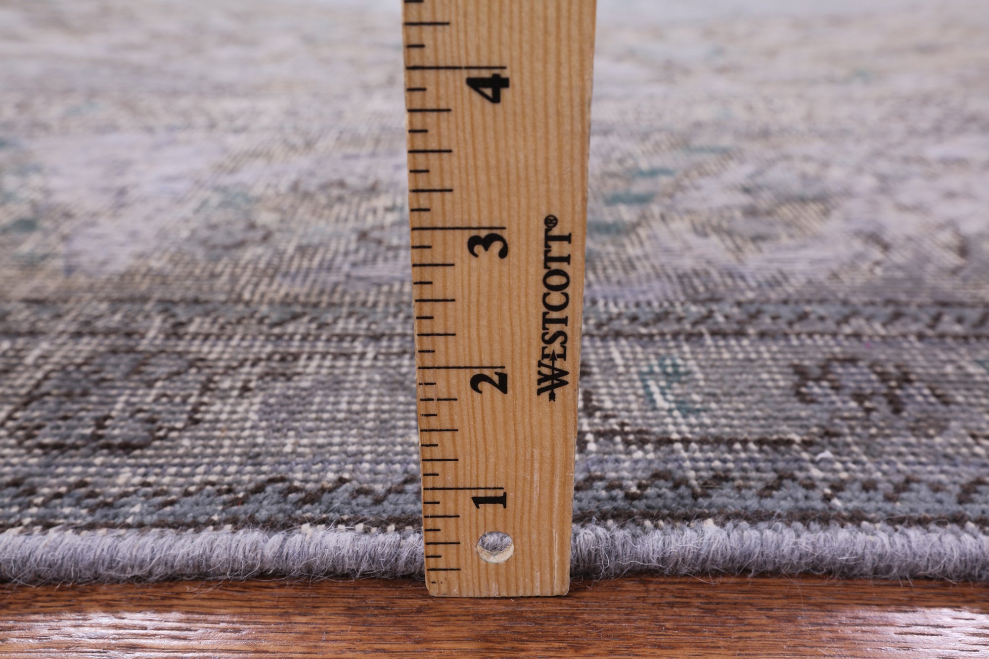 Grey Persian Overdyed Handmade Wool Rug - 9' 8" X 12' 5" - Golden Nile