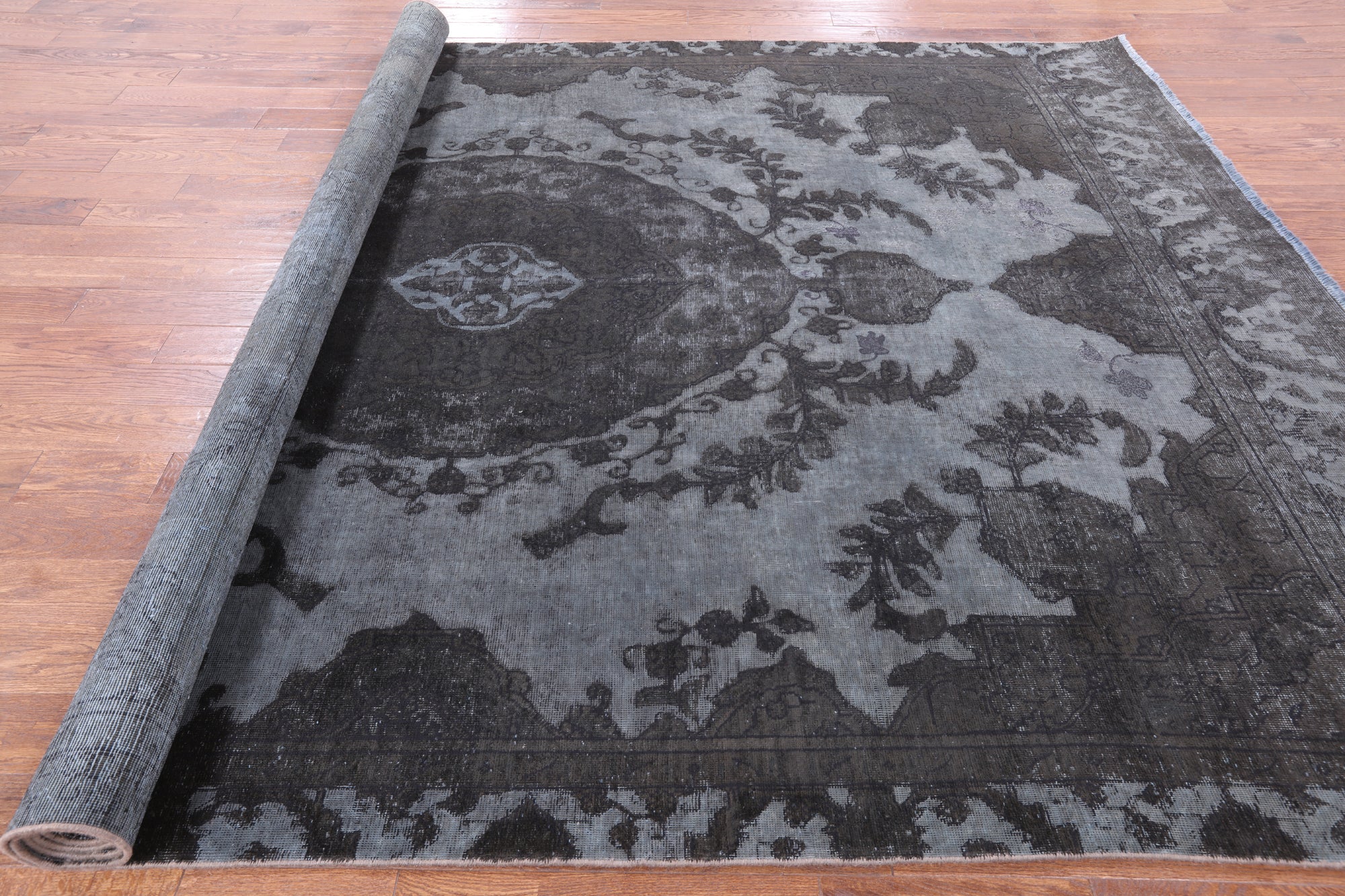 Persian Overdyed Hand Knotted Wool Rug - 8' 7" X 12' 7" - Golden Nile