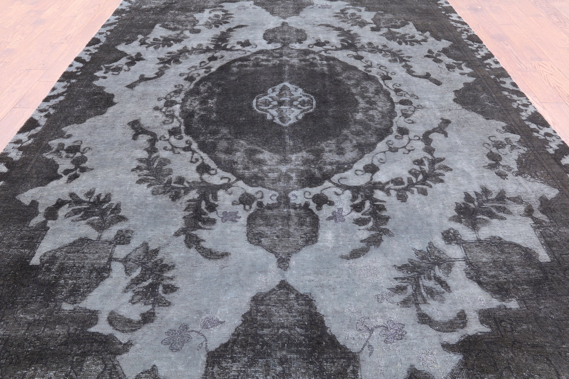 Persian Overdyed Hand Knotted Wool Rug - 8' 7" X 12' 7" - Golden Nile