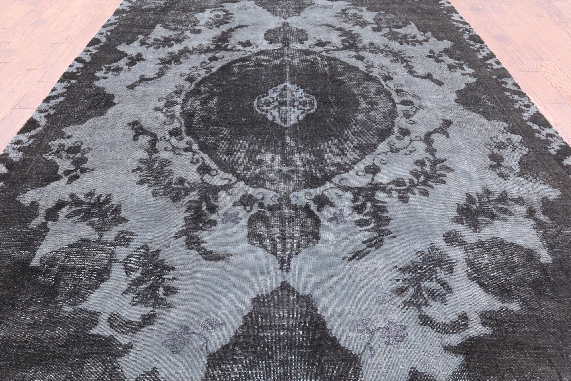 Persian Overdyed Hand Knotted Wool Rug - 8' 7" X 12' 7" - Golden Nile