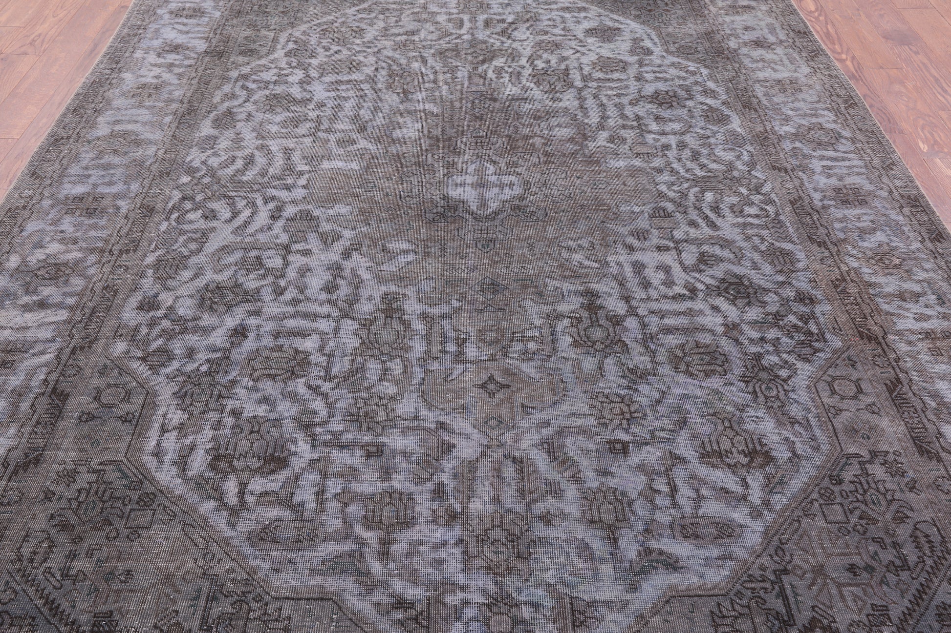 Persian Overdyed Hand Knotted Wool Rug - 7' 10" X 11' 2" - Golden Nile