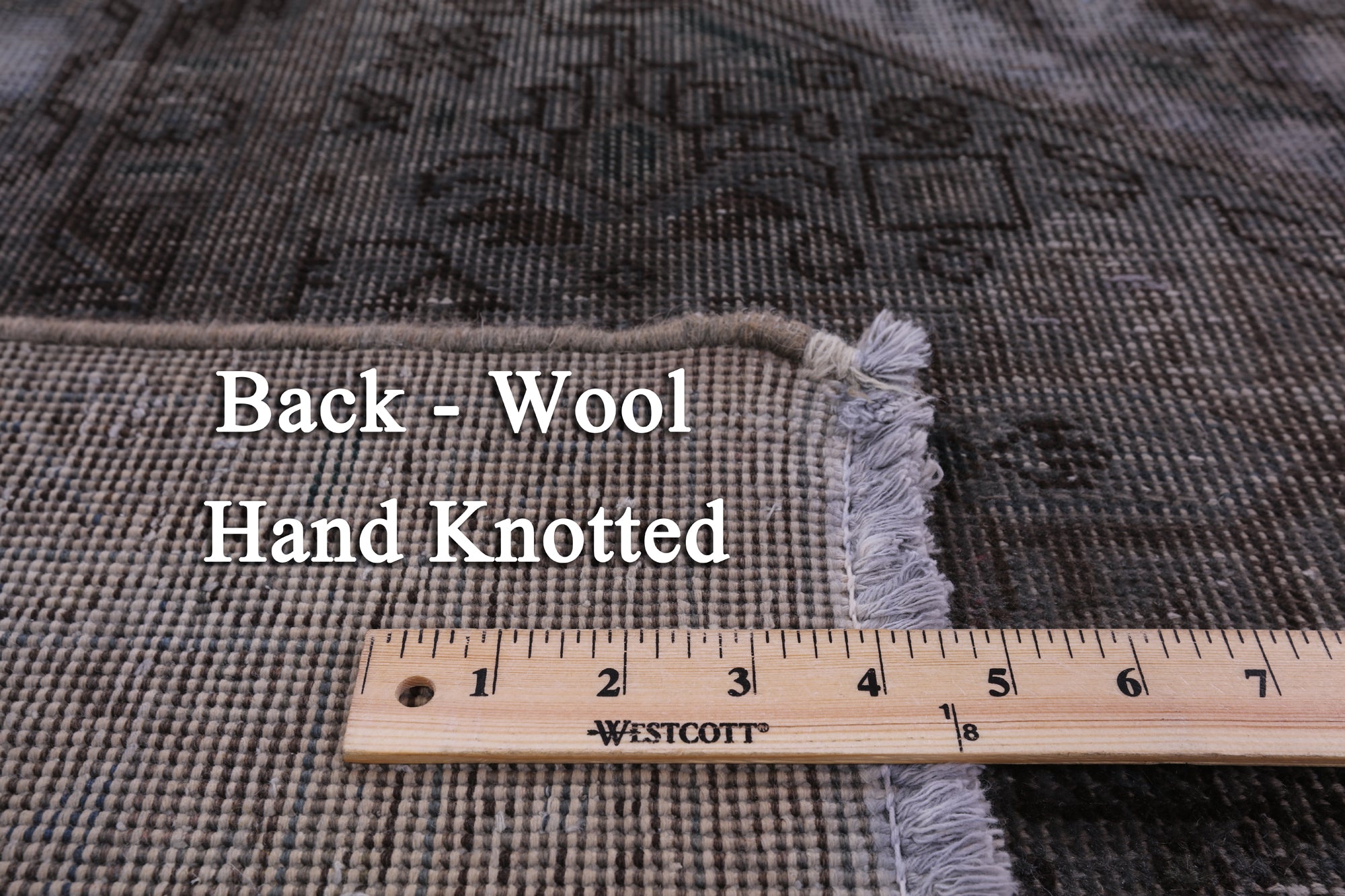 Persian Overdyed Hand Knotted Wool Rug - 7' 10" X 11' 2" - Golden Nile