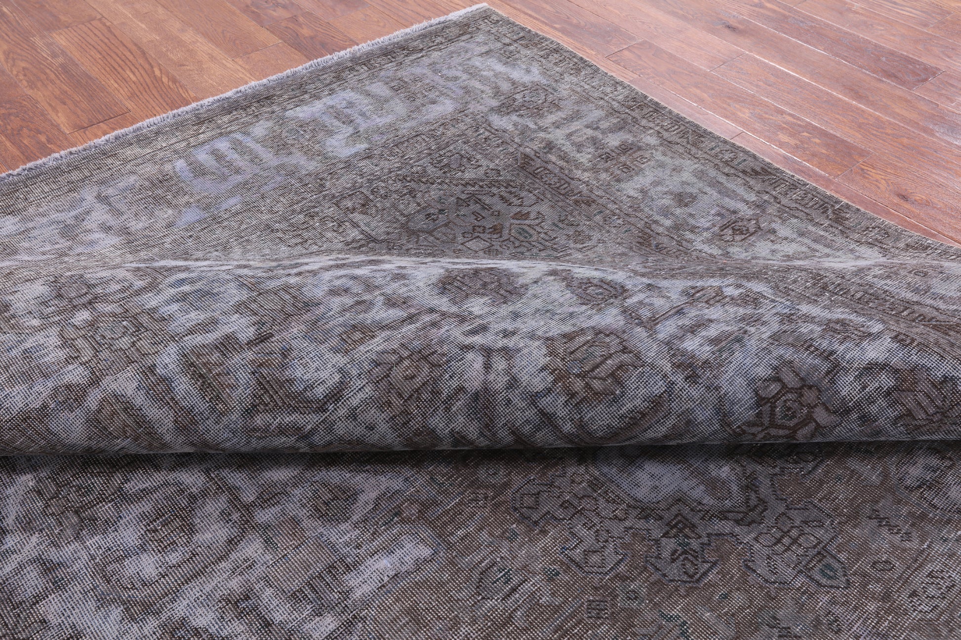 Persian Overdyed Hand Knotted Wool Rug - 7' 10" X 11' 2" - Golden Nile
