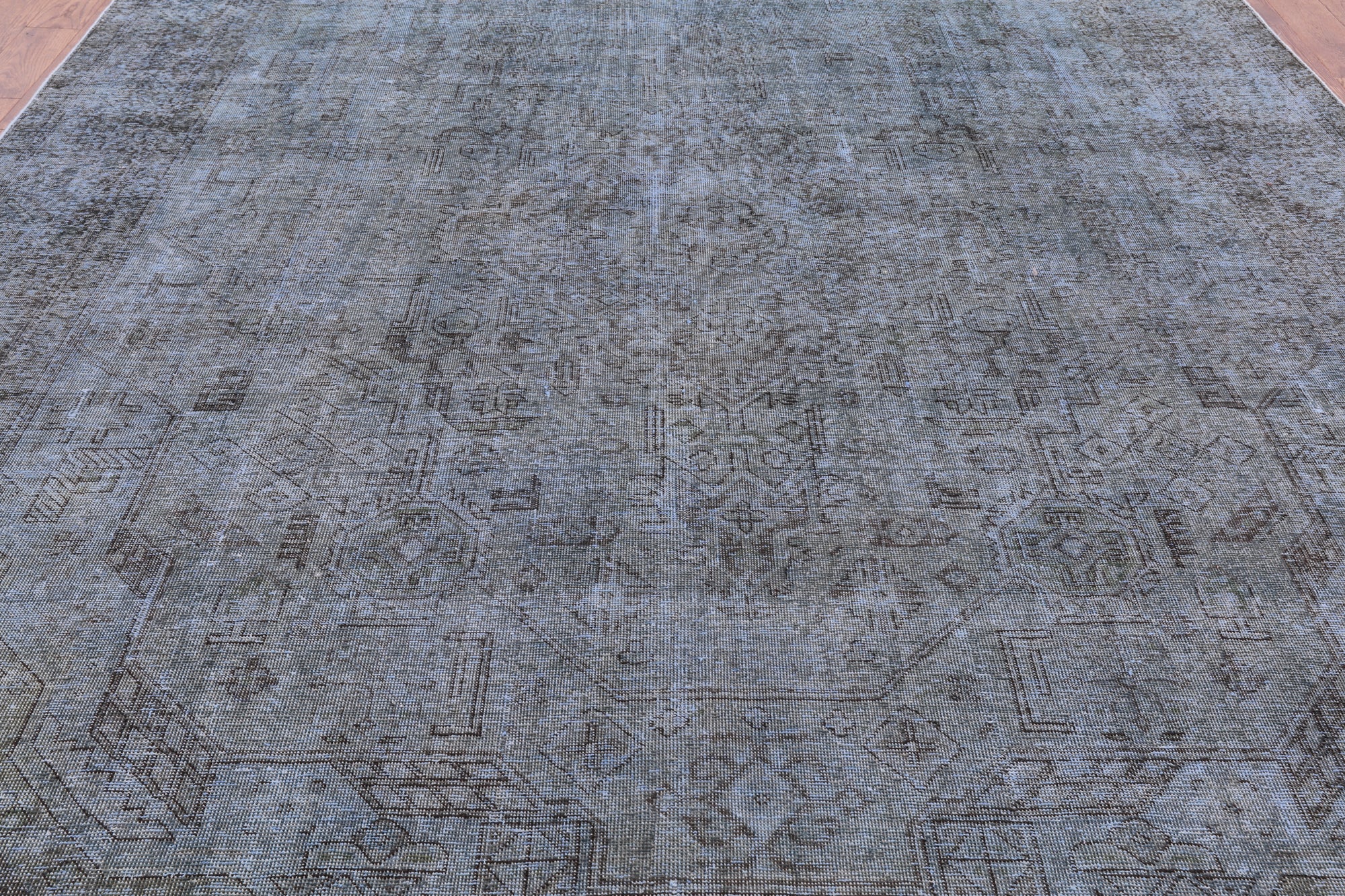 Persian Overdyed Hand Knotted Wool Rug - 9' 5" X 12' 4" - Golden Nile