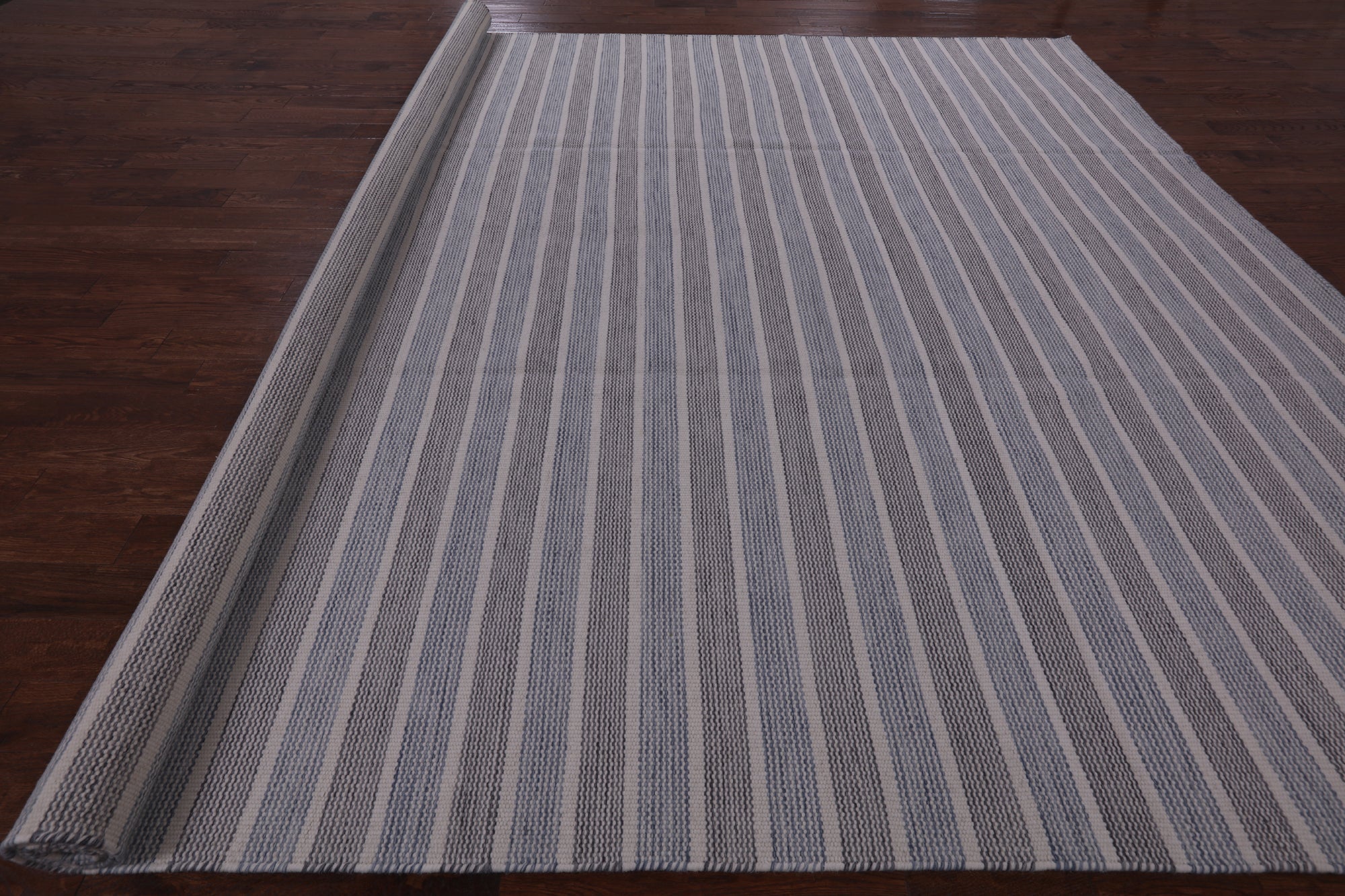 Flat Weave Wool Rug - 12' 1" X 15' 1" - Golden Nile
