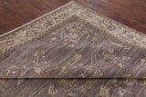 Traditional Hand Knotted Wool Rug - 8' 5" X 9' 10" - Golden Nile