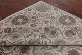 Ivory William Morris Hand Knotted Rug - 8' 3" X 10' 4" - Golden Nile