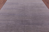Grey Savannah Grass Hand Knotted Wool & Silk Rug - 8' 2" X 9' 10" - Golden Nile