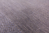 Grey Savannah Grass Hand Knotted Wool & Silk Rug - 8' 2" X 9' 10" - Golden Nile