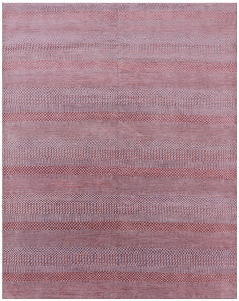 Savannah Grass Hand Knotted Wool & Silk Rug - 8' 1" X 10' 1" - Golden Nile