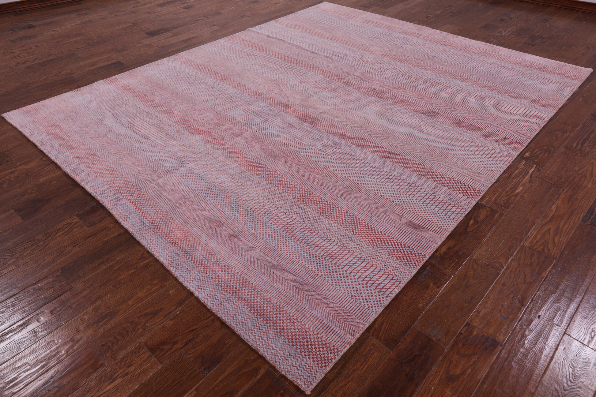 Savannah Grass Hand Knotted Wool & Silk Rug - 8' 1" X 10' 1" - Golden Nile