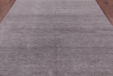 Grey Savannah Grass Hand Knotted Wool & Silk Rug - 8' 1" X 10' 0" - Golden Nile