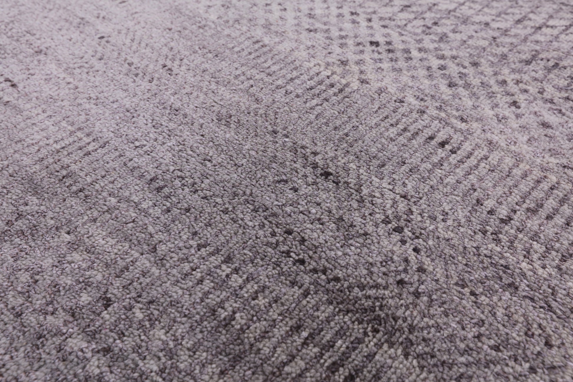 Grey Savannah Grass Hand Knotted Wool & Silk Rug - 8' 1" X 10' 0" - Golden Nile