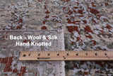 Modern Hand Knotted Wool & Silk Rug - 8' 1" X 10' 4" - Golden Nile