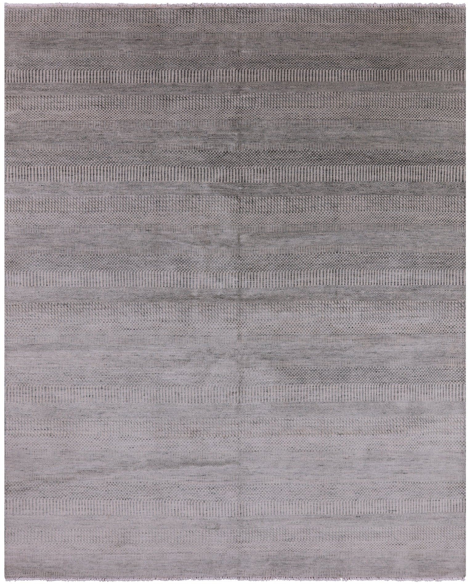 Savannah Grass Hand Knotted Wool & Silk Rug - 8' 2" X 10' 2" - Golden Nile