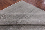 Savannah Grass Hand Knotted Wool & Silk Rug - 8' 2" X 10' 2" - Golden Nile