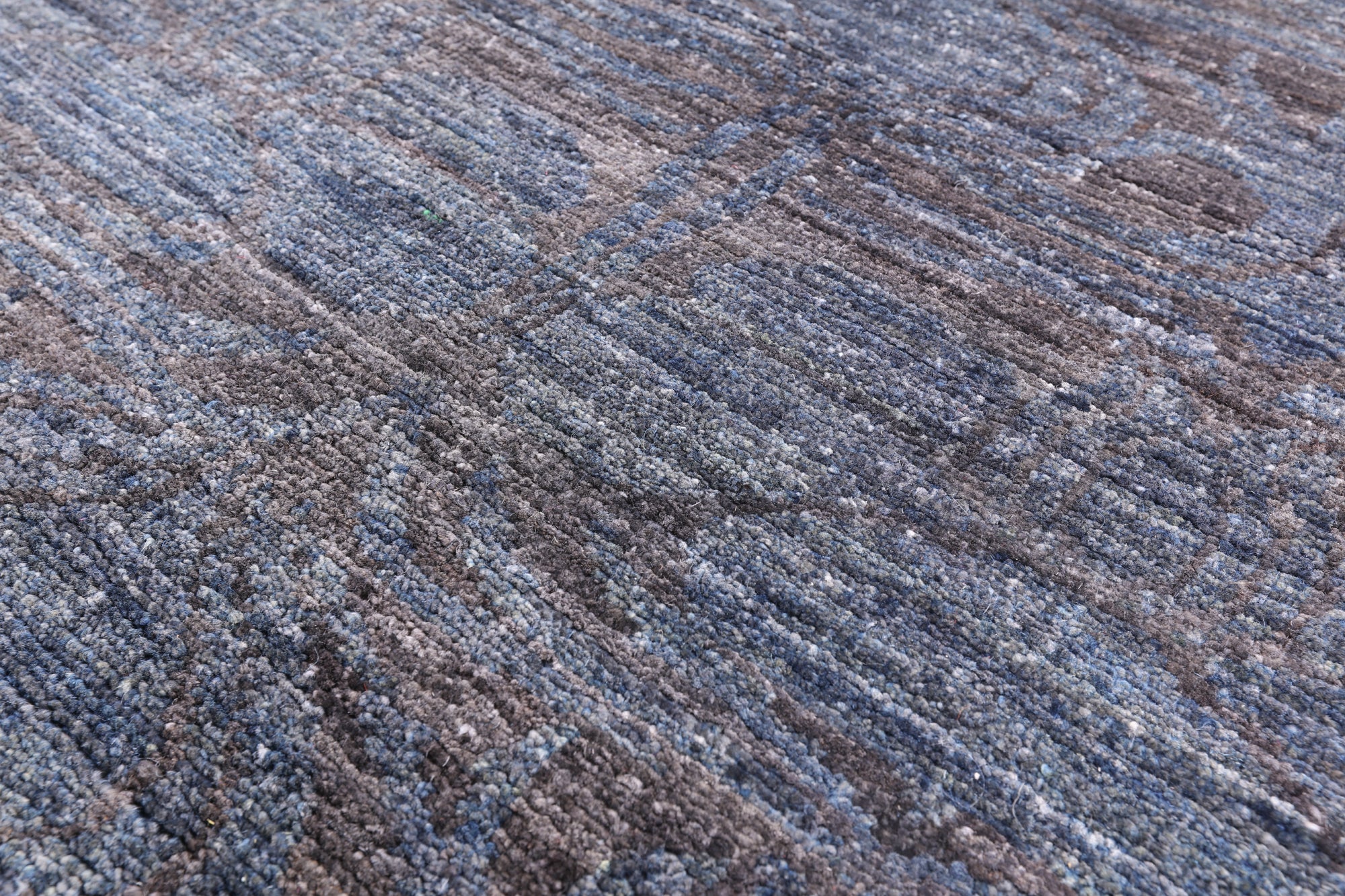 Modern Hand Knotted Wool Rug - 6' 3" X 8' 9" - Golden Nile