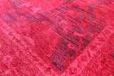 Full Pile Overdyed Handmade Runner Rug - 3' 3" X 13' 8" - Golden Nile