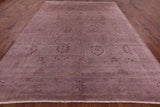 Full Pile Overdyed Handmade Wool Rug - 9' 0" X 11' 9" - Golden Nile