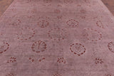 Full Pile Overdyed Handmade Wool Rug - 9' 0" X 11' 9" - Golden Nile