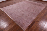 Full Pile Overdyed Handmade Wool Rug - 9' 0" X 11' 9" - Golden Nile