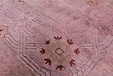 Full Pile Overdyed Handmade Wool Rug - 9' 0" X 11' 9" - Golden Nile