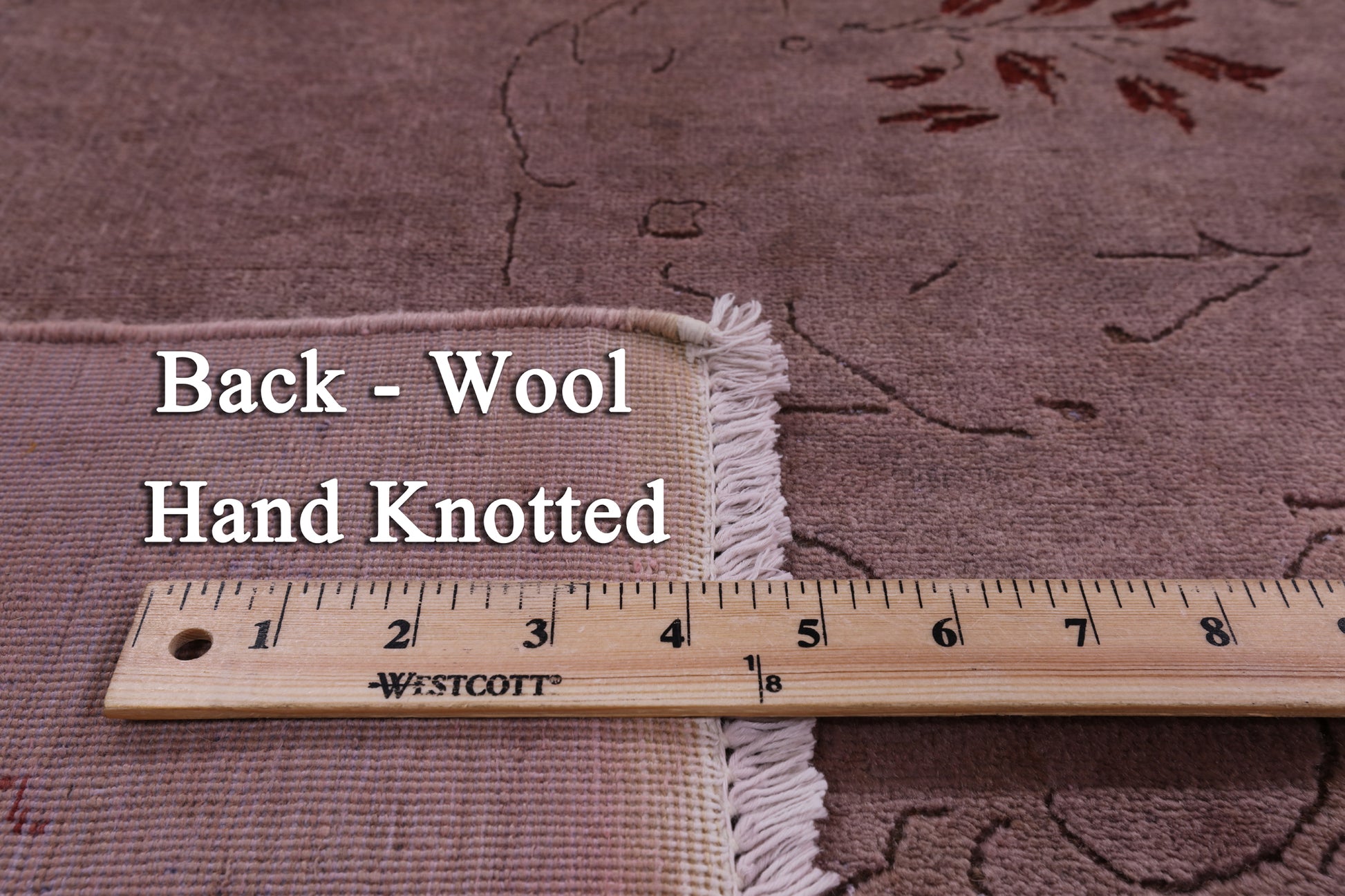 Full Pile Overdyed Handmade Wool Rug - 9' 0" X 11' 9" - Golden Nile