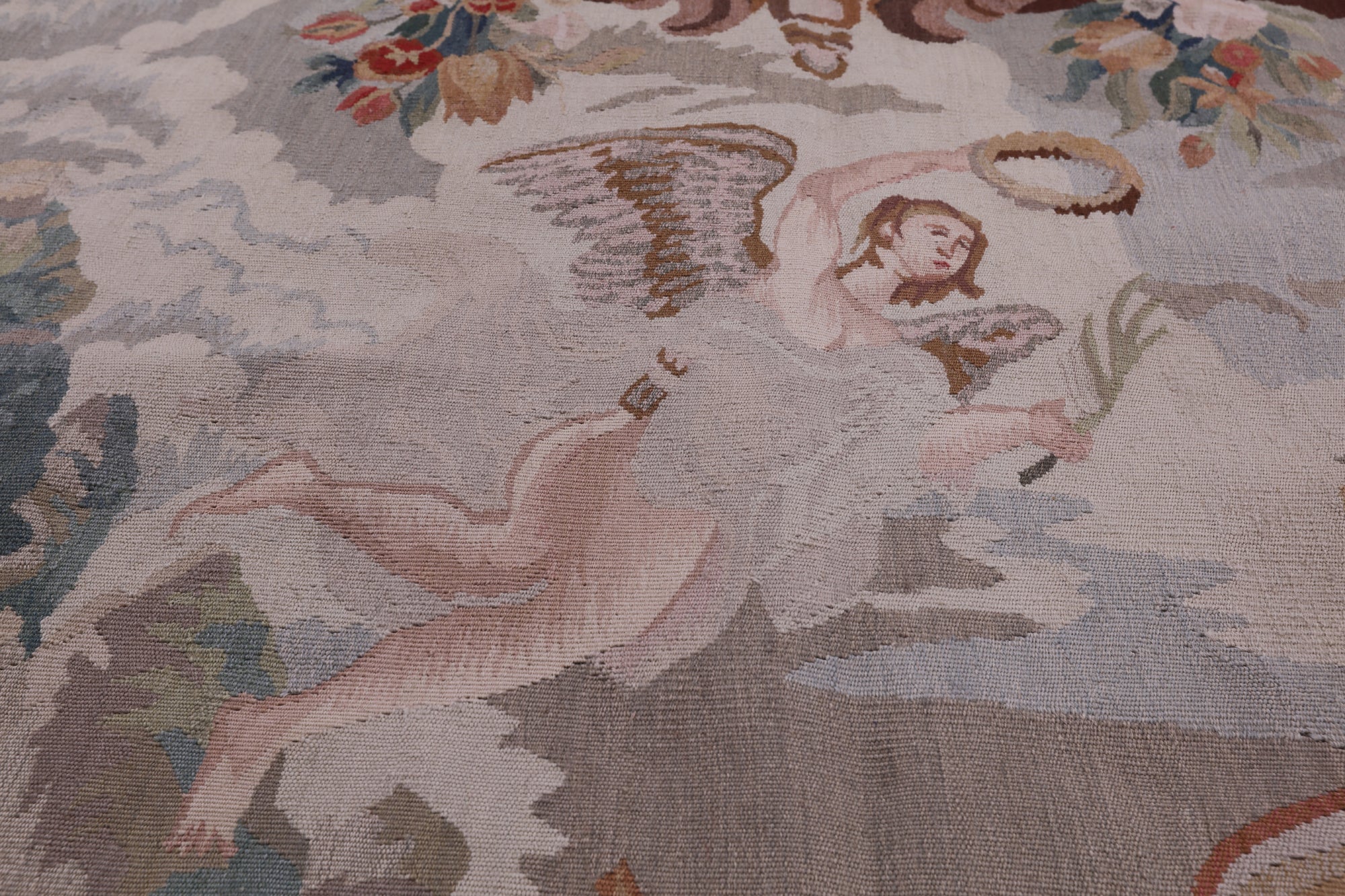 Fine Roman Scenery Tapestry Handmade Rug - 5' 6" X 8'0" - Golden Nile