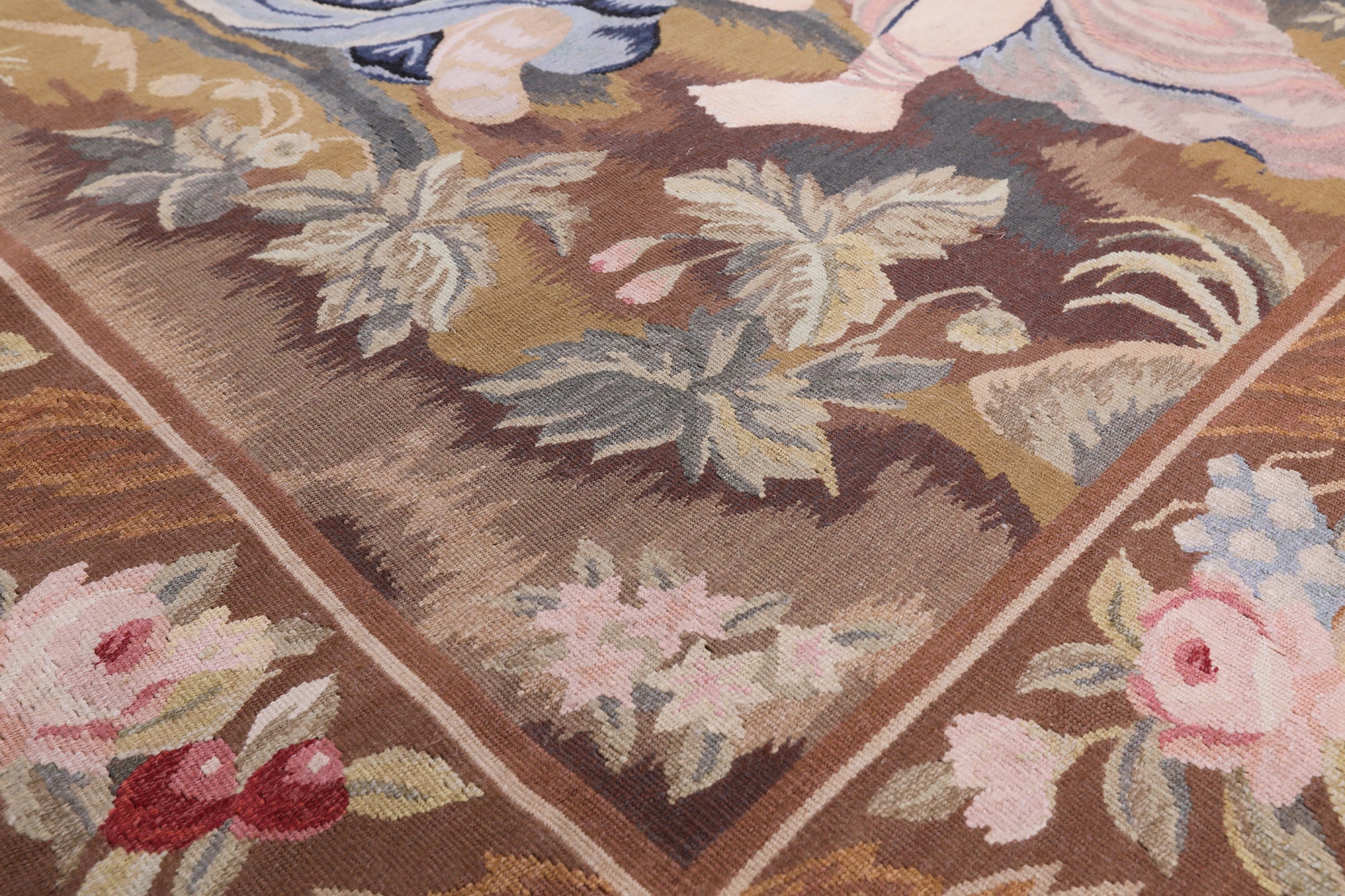 Women In The Forest Tapestry Handmade Rug - 5' 6" X 6' 6" - Golden Nile