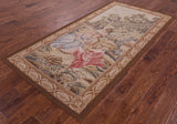 Reading Time In The Garden Tapestry Handmade Rug - 4' 1" X 8' 1" - Golden Nile