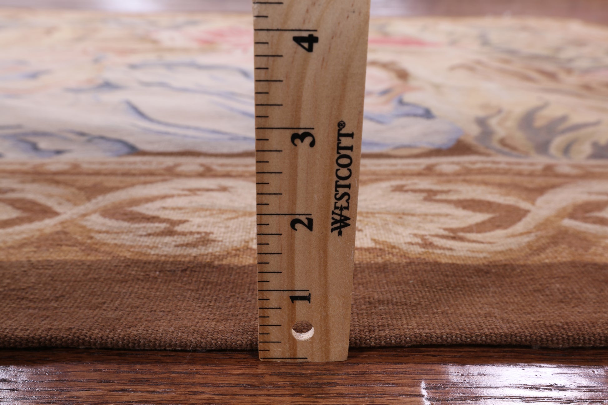 Reading Time In The Garden Tapestry Handmade Rug - 4' 1" X 8' 1" - Golden Nile