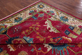 Pink Fine Serapi Hand Knotted Wool Rug - 9' 3" X 12' 1" - Golden Nile