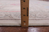 Ivory William Morris Hand Knotted Wool Rug - 9' 1" X 11' 4" - Golden Nile