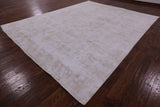 Ivory Persian Vintage White Wash Handmade Wool Rug - 9' 8" X 12' 3" - Golden Nile
