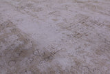 Ivory Persian Vintage White Wash Handmade Wool Rug - 9' 8" X 12' 3" - Golden Nile