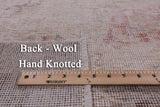 Ivory Persian Vintage White Wash Hand Knotted Wool Rug - 9' 7" X 12' 6" - Golden Nile