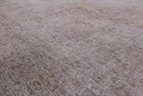 Ivory Persian Vintage White Wash Handmade Wool Rug - 9' 7" X 12' 4" - Golden Nile