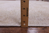 Ivory Persian Vintage White Wash Handmade Wool Rug - 9' 7" X 12' 4" - Golden Nile
