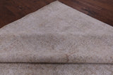 Ivory Persian Vintage White Wash Handmade Wool Rug - 9' 7" X 12' 4" - Golden Nile