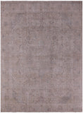 Ivory Persian Vintage White Wash Hand Knotted Wool Rug - 9' 5" X 12' 8" - Golden Nile