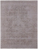 Ivory Persian Vintage White Wash Handmade Wool Rug - 9' 6" X 12' 1" - Golden Nile