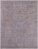 Ivory Persian Vintage White Wash Hand Knotted Wool Rug - 9' 7" X 12' 3" - Golden Nile
