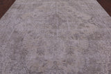 Ivory Persian Vintage White Wash Hand Knotted Wool Rug - 9' 6" X 12' 3" - Golden Nile