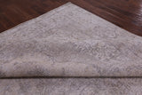 Ivory Persian Vintage White Wash Hand Knotted Wool Rug - 9' 6" X 12' 3" - Golden Nile