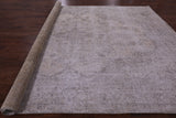 Ivory Persian Vintage White Wash Hand Knotted Wool Rug - 9' 6" X 12' 3" - Golden Nile