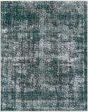 Green Persian Overdyed Handmade Wool Rug - 9' 6" X 12' 3" - Golden Nile