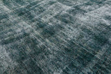 Green Persian Overdyed Handmade Wool Rug - 9' 6" X 12' 3" - Golden Nile
