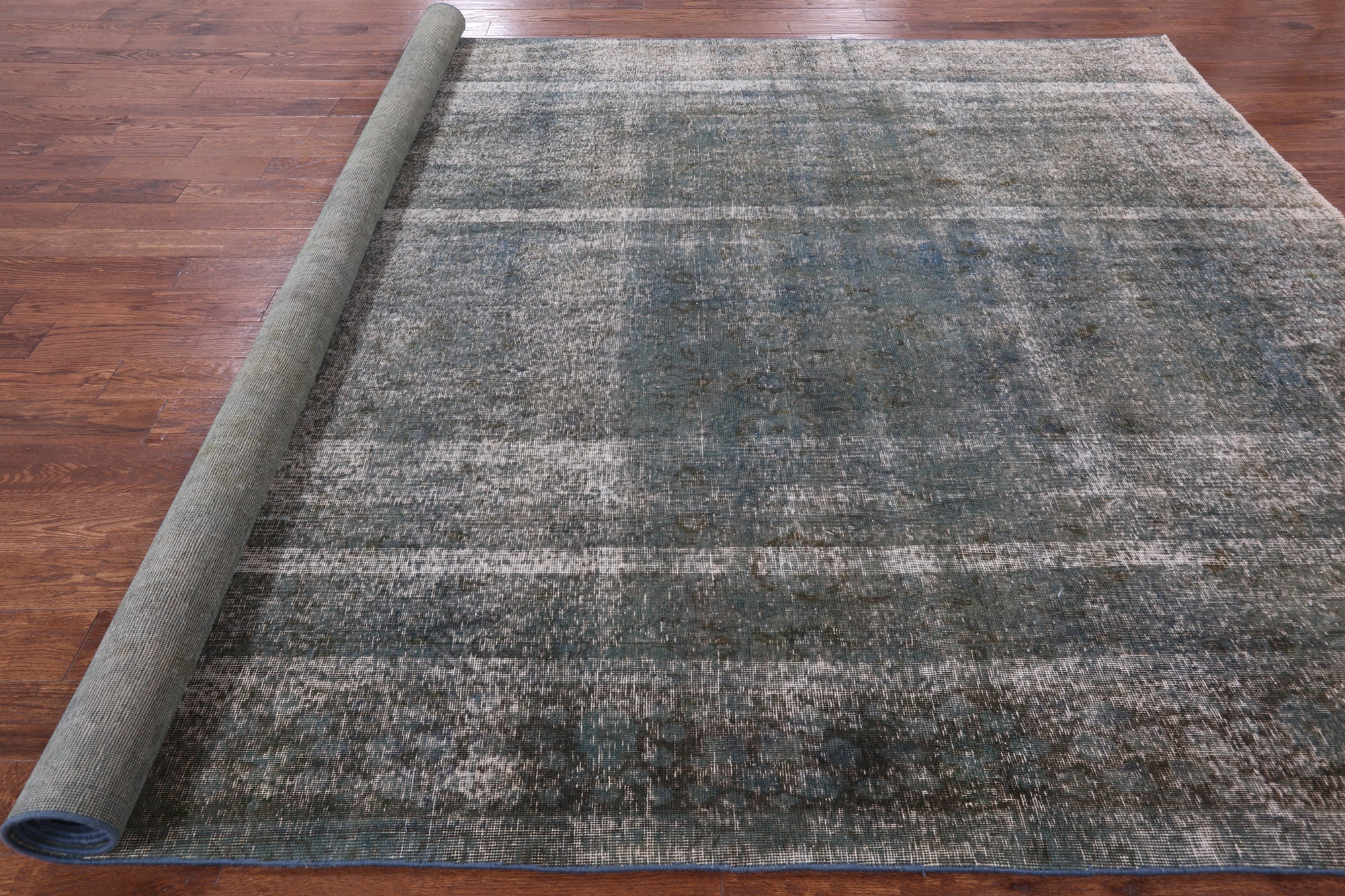 Persian Overdyed Hand Knotted Wool Rug - 9' 2" X 12' 9" - Golden Nile