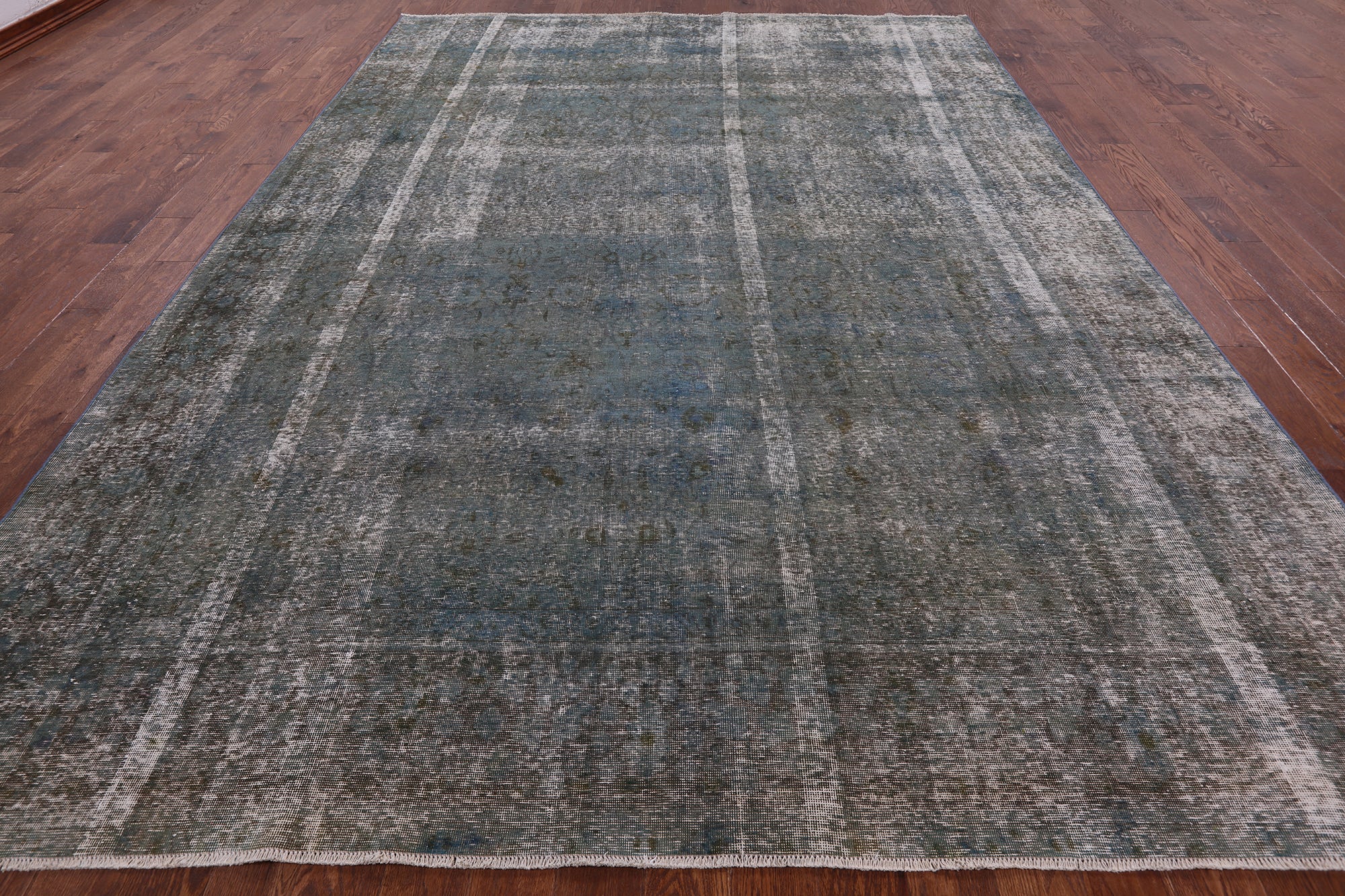 Persian Overdyed Hand Knotted Wool Rug - 9' 2" X 12' 9" - Golden Nile